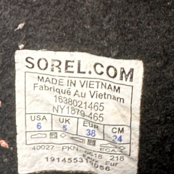 Sorel Youth Blue Yoot Pac Nylon Unisex Snow Boots Size 6 - Picture 10 of 10